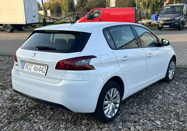 Peugeot 308 cena 39900 przebieg: 196000, rok produkcji 2018 z Lidzbark małe 22